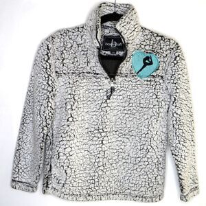 𝅺BOXERCRAFT Sherpa Quarter Zip Pullover Jacket M